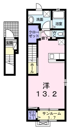 サニー・エイトⅡの物件間取画像